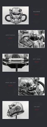 Fallout 4 Power Armor Helmet - Premium Resin Cosplay Mask for Adults