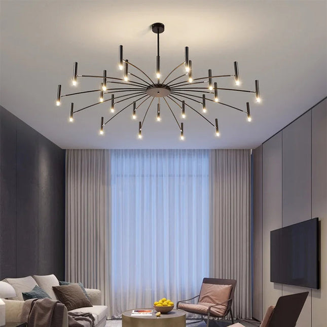 DecorBites™ LED Ceiling Chandelier: Minimalist Nordic Home Lighting for Living Room, Bedroom, Dining Area Decorbites