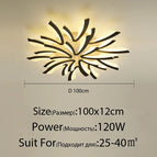 Black 100cm 15 Heads / RC With Dimmable