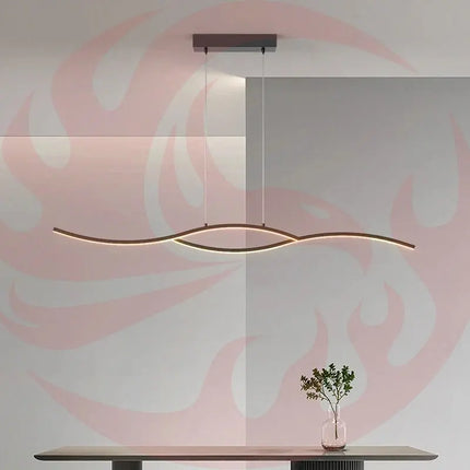 DecorBites™ LED Pendant Chandelier: Modern Nordic Strip Light for Dining, Kitchen, Office, Coffee Room Decorbites