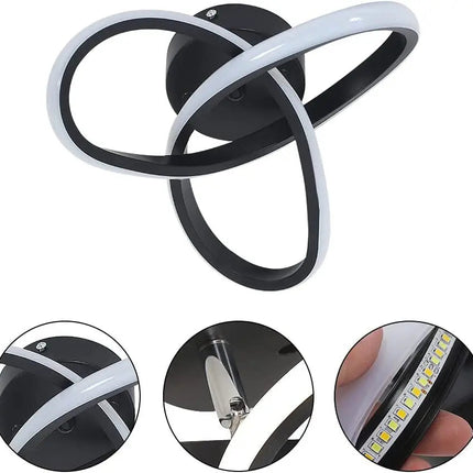 DecorBites™ LED Ceiling Chandelier Modern Bedroom Lamp Indoor Decor Surface Mounted Lighting Decorbites