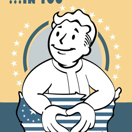 Fallout Vault Boy Poster - Vintage HD Canvas Wall Art Print | Retro Gaming Decor