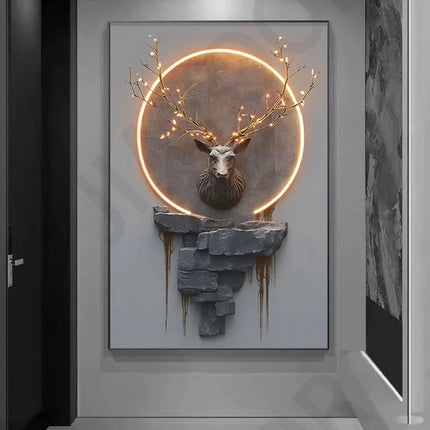 Dlight Decor Reindeer Wall Glow for Luxe Entry Spaces Dlight Decor