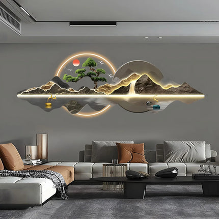 Acrylic LED Wall Art Light | Carved Decor Panel - Phoenix Fire Art Store