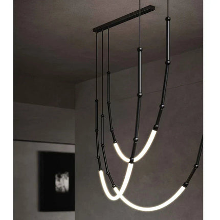 DecorBites™ Linear Creative Chandelier for Living Room Lobby, Bedroom, Hotel, Restaurant Lighting Decorbites