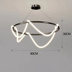 black round 80 cm / Dimmable with RC