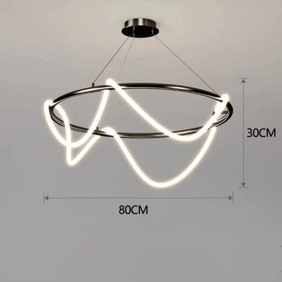 DecorBites™ LED Long Hose Chandelier for Dining Room Kitchen Bar Pendant Lamp Decorbites
