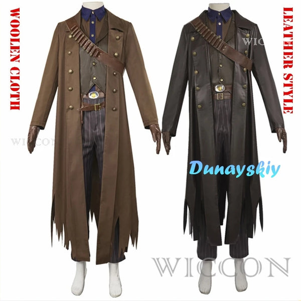 The Ghoul Cosplay Costume - Fallout Cooper Howard Complete Outfit with Hat & Gloves