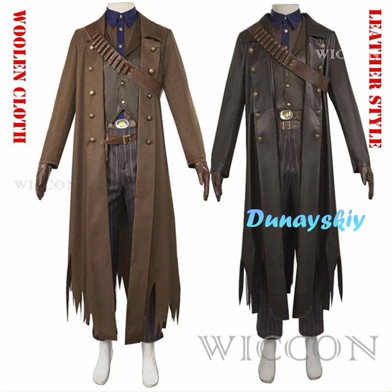 The Ghoul Cosplay Costume - Fallout Cooper Howard Complete Outfit with Hat & Gloves