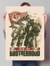 Fallout TV Series Metal Poster - Vault-Tec Gaming Wall Art Decor | Custom Tin Signs for Man Cave