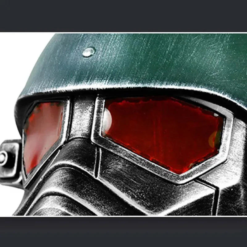 Fallout Power Armor Ranger Mask - Wearable NCR Helmet Adult Cosplay Costume