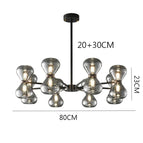 8 heads / Black / APP with RC Dimmable
