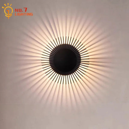 DecorBites™ LED Aluminum Wall Lamp: Modern Minimalist Art Decor for Living Bedroom Hotel Decorbites