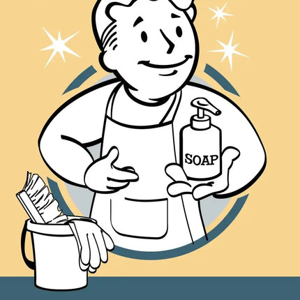 Fallout Vault Boy Poster - Vintage HD Canvas Wall Art Print | Retro Gaming Decor