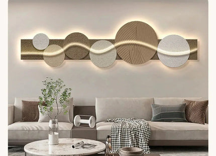 Wood Crystal Wall Light | Artistic LED Glow Decor - Phoenix Fire Art Store