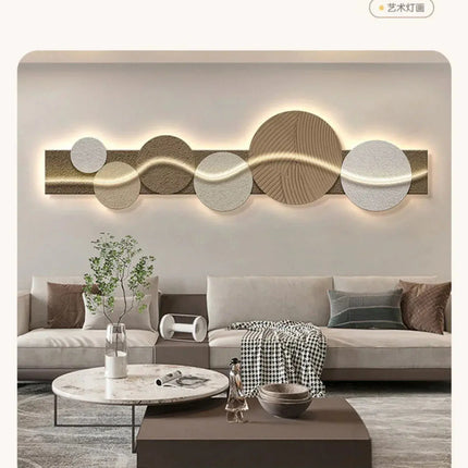 Wood Crystal Wall Light | Artistic LED Glow Decor - Phoenix Fire Art Store