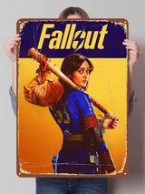 Fallout TV Series Metal Poster - Vault-Tec Gaming Wall Art Decor | Custom Tin Signs for Man Cave