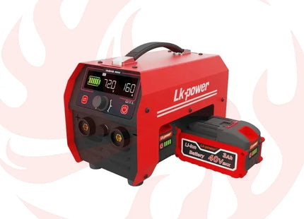 100A 240Wh Lithium Battery Powered Welder with Replaceable Battery Pack - Phoenix Fire Art Store