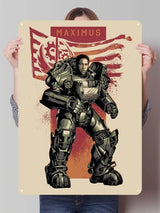 Fallout TV Series Metal Poster - Vault-Tec Gaming Wall Art Decor | Custom Tin Signs for Man Cave