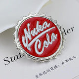 Fallout Nuka Cola Bottle Cap Pin - Authentic Vault-Tec Enamel Badge