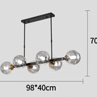 6 heads smoky grey / APP with RC Dimmable