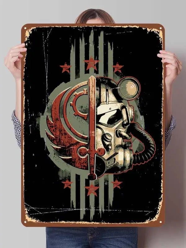 Fallout TV Series Metal Poster - Vault-Tec Gaming Wall Art Decor | Custom Tin Signs for Man Cave