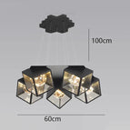 5 heads balck / APP with RC Dimmable