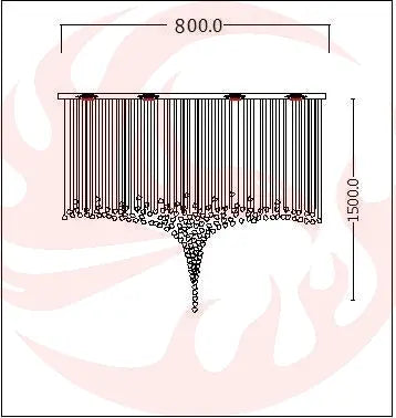 DecorBites™ Luxe Crystal Chandelier: Modern Staircase & Lobby LED Lighting with Long Hallway Design Decorbites