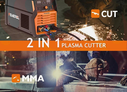 FEMEROL 2-in-1 Plasma Cutter 60A & Stick Welder 200A - 110/220V Dual Voltage IGBT Machine - Phoenix Fire Art Store