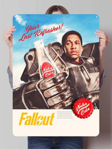 Fallout TV Series Metal Poster - Vault-Tec Gaming Wall Art Decor | Custom Tin Signs for Man Cave
