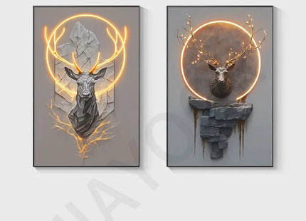Dlight Decor Reindeer Wall Glow for Luxe Entry Spaces Dlight Decor