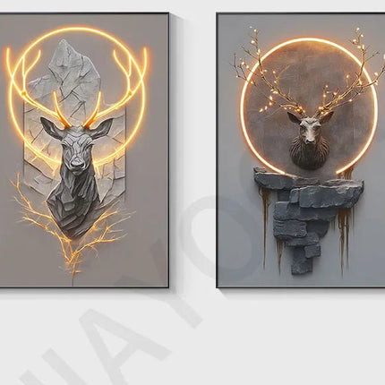 Dlight Decor Reindeer Wall Glow for Luxe Entry Spaces Dlight Decor