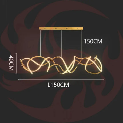 DecorBites™ LED Pendant Chandeliers for Dining and Living Room Decor Decorbites
