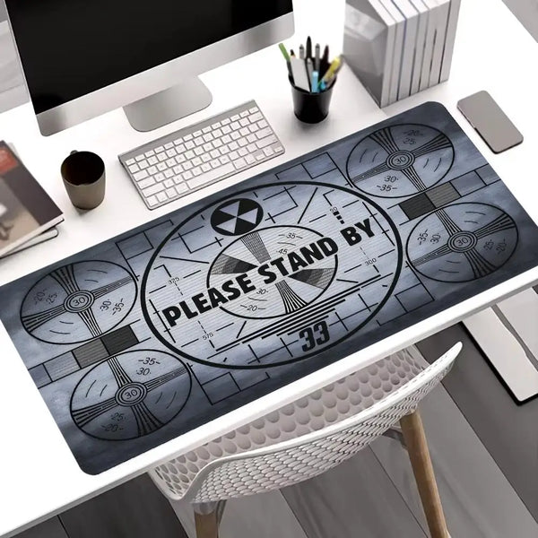 Fallout "Please Wait" Gaming Mouse Pad - Large Extended Non-Slip Desk Mat for PC Gaming