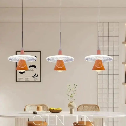 DecorBites™ LED Flying Saucer Chandelier Modern Pendant Light for Dining Bedroom - Frisbi Italy Designer Decorbites