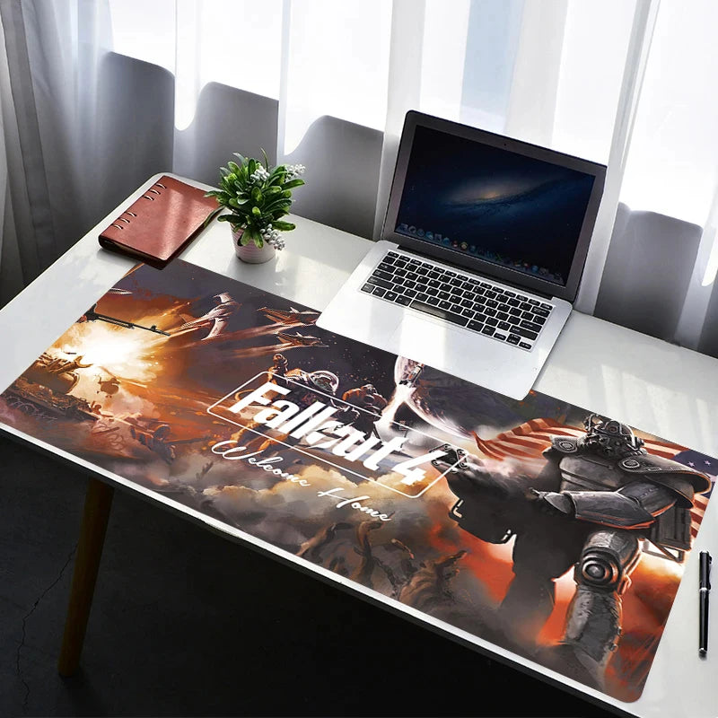 Fallout Gaming Mouse Pad - XXL 900x400mm Desk Mat | Non-Slip Wasteland Design