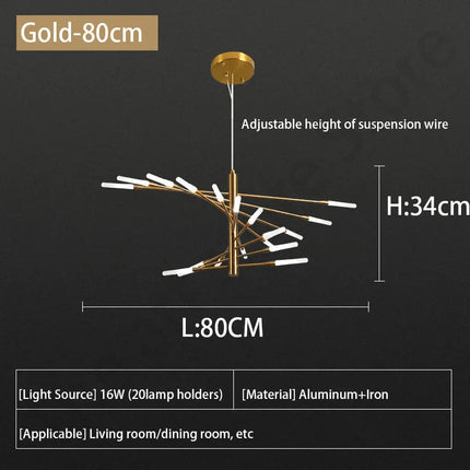 DecorBites™ LED Fireworks Ceiling Pendant Light - Modern Luxury Dimmable Room Decoration Decorbites