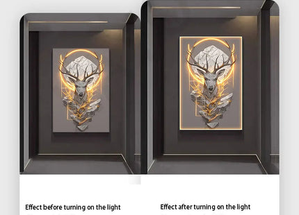 Dlight Decor Reindeer Wall Glow for Luxe Entry Spaces Dlight Decor