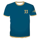 Fallout Vault 111 & 33 Cosplay Hoodie - Authentic 3D Print Zip Up Jacket Costume