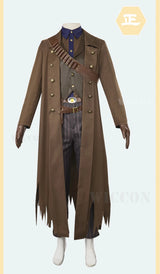 The Ghoul Cosplay Costume - Fallout Cooper Howard Complete Outfit with Hat & Gloves