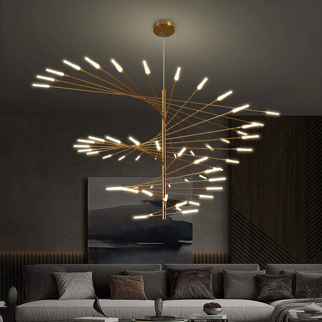 DecorBites™ LED Fireworks Ceiling Pendant Light - Modern Luxury Dimmable Room Decoration Decorbites
