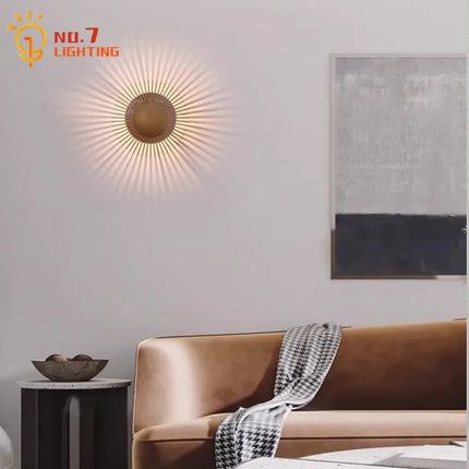 DecorBites™ LED Aluminum Wall Lamp: Modern Minimalist Art Decor for Living Bedroom Hotel Decorbites