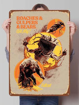 Fallout TV Series Metal Poster - Vault-Tec Gaming Wall Art Decor | Custom Tin Signs for Man Cave