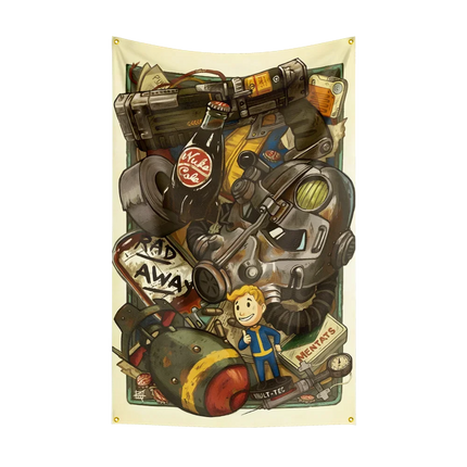 Fallout Flag 3x5ft - Vault-Tec Banner