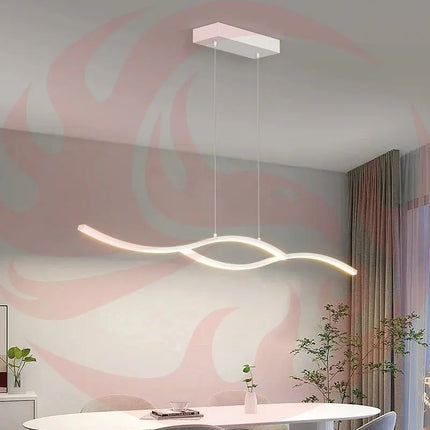 DecorBites™ LED Pendant Chandelier: Modern Nordic Strip Light for Dining, Kitchen, Office, Coffee Room Decorbites