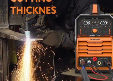 FEMEROL 2-in-1 Plasma Cutter 60A & Stick Welder 200A - 110/220V Dual Voltage IGBT Machine - Phoenix Fire Art Store