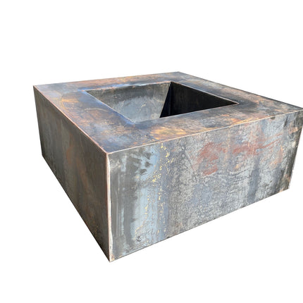 Square Corten Fire Pit - FREE SHIPPING