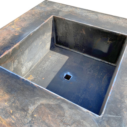 Square Corten Fire Pit - FREE SHIPPING