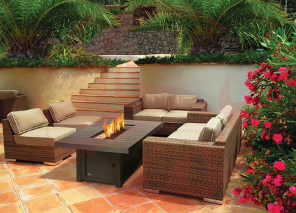 Patio Elegance Fire Table – St. Tropez Rectangle Patioflame Table - Phoenix Fire Art Store