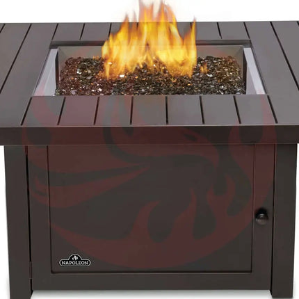Patio Elegance St. Tropez Fire Table – Square Patioflame Table - Phoenix Fire Art Store